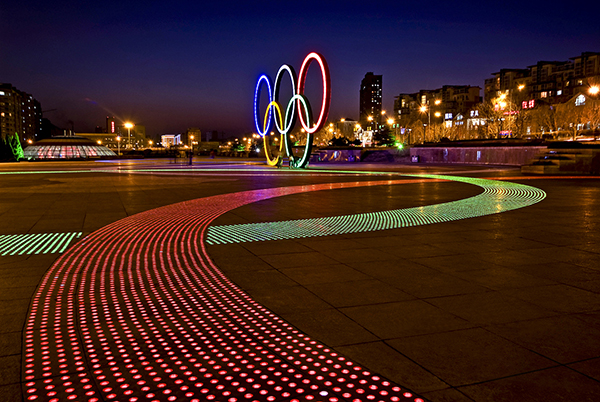 LED大理石地砖灯-奥林匹克广场